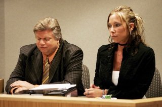 Kim Mathers Ex Wife of Rap Star Eminem Whose Real Name is Marshall Mathers at a Hearing with Her Attorney Michael Smith in Macomb County Circuit Court in Mt Clemens Michigan On 26 March 2007 She Was in Court to Respond to Motion Intended to Prevent Her From Disparaging Him in Ways That He Believes Could Harm Their 11-year-old Daughter Hailie Eminem Divorced His Wife For the Second Time in December Eminem Did not Attend the Hearing in PersonUsa Eminem - Mar 2007