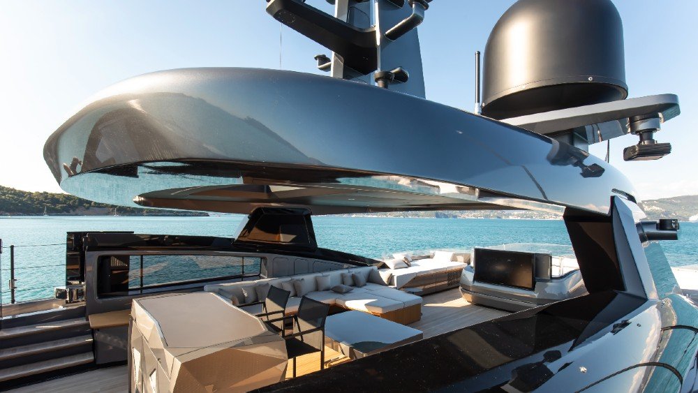 Baglietto's Panam is a 131-foot superyacht with multiple features