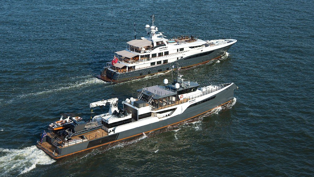 Gene Chaser is a support vessel for the superyacht Gene Machine