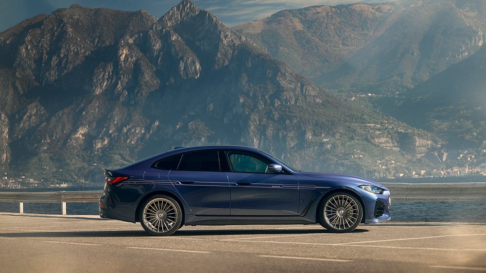 2023 BMW Alpina B4 Gran Coupé from the side