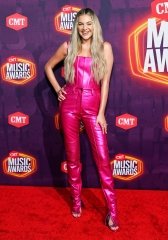 Kelsea Ballerini arrives at the CMT Music Awards at the Bridgestone Arena, in Nashville, Tenn
2021 CMT Music Awards - Arrivals, Nashvillle, United States - 09 Jun 2021