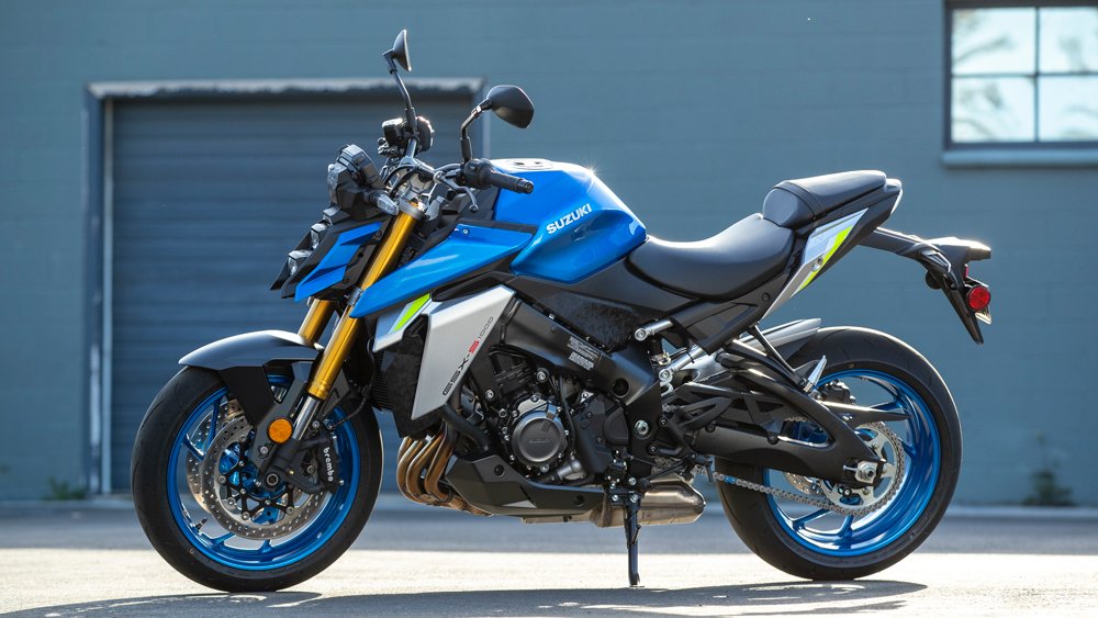 The 2022 Suzuki GSX-S1000 naked bike.