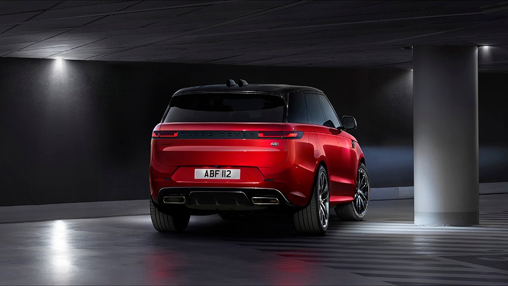 The back of the 2023 Range Rover Sport