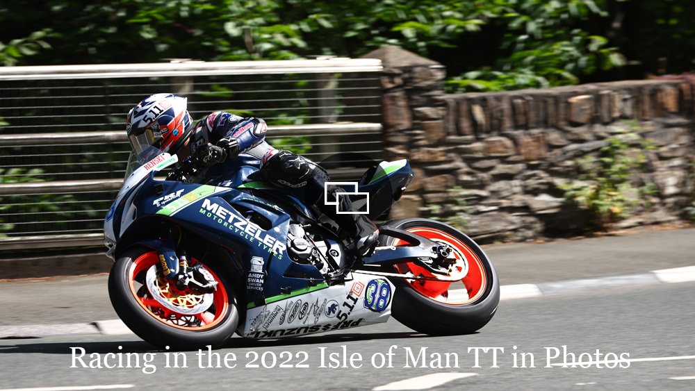 Rennie Scaysbrook competing in the 2022 Isle of Man TT.