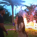 Zion Williamson Finds Out He'll Be 'Girl Dad' In Epic Firework Gender Reveal