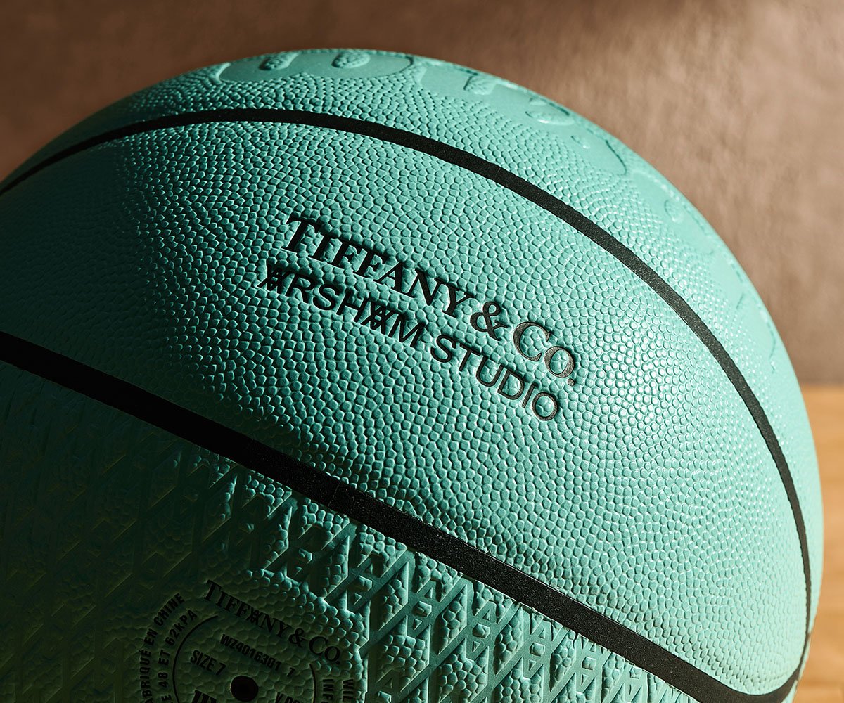 Tiffany & Co. And Daniel Arsham Unveil A Limited-Edition Tiffany Blue Basketball To Celebrate NBA All-Star Weekend