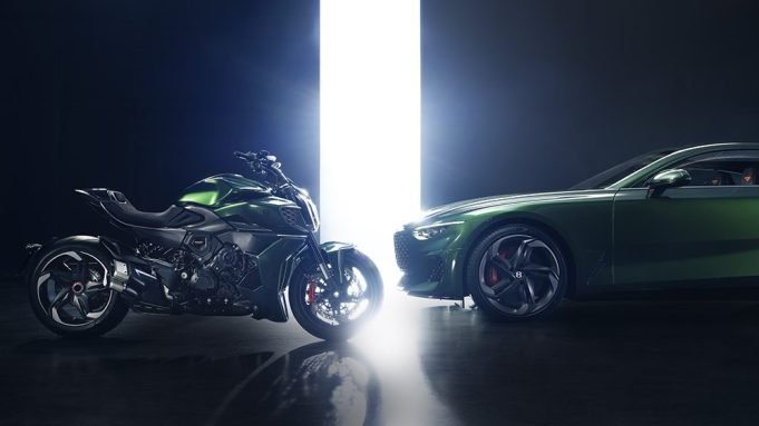 Contained in the Sudden Collaboration Between Ducati and Bentley