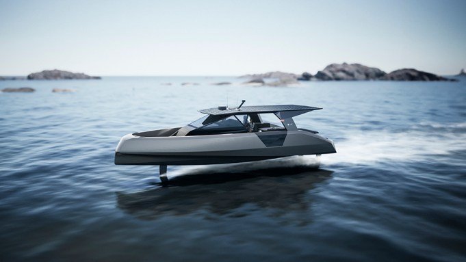 BMW and Tyde Simply Unveiled a 49-Foot Electrical Yacht That Glides Over the Water on Hydrofoils
