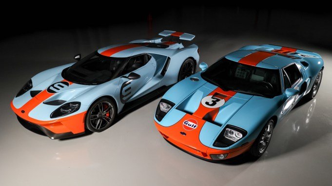 2006 and 2019 Ford GT Heritage Version Supercars in Pictures