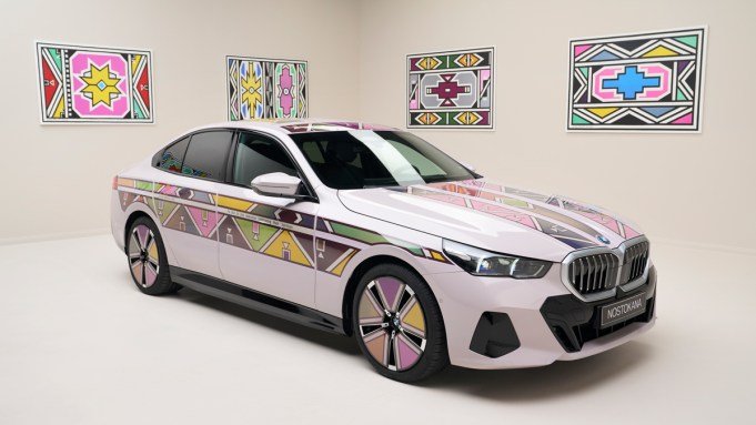 BMW’s Latest Artwork Automobile Has a ‘Paint Job’ That Strikes