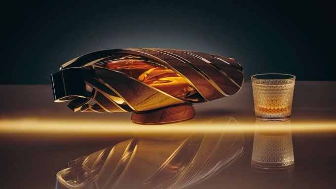 The Macallan and Bentley Unveil a ,000 Whisky With a Wild, Twisted Bottle